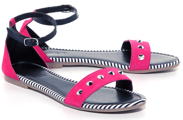 Esprit sandalen neon roze studs schoenen
