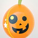 kawaii Halloween pumpkin balloon tutorial