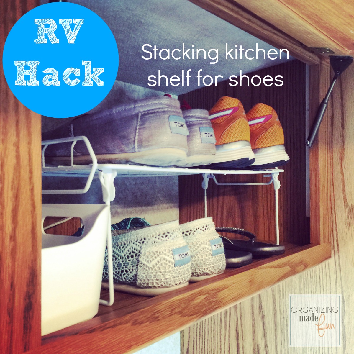Organizing Made Fun: RV Organizing and Storage Hacks {Small Spaces}