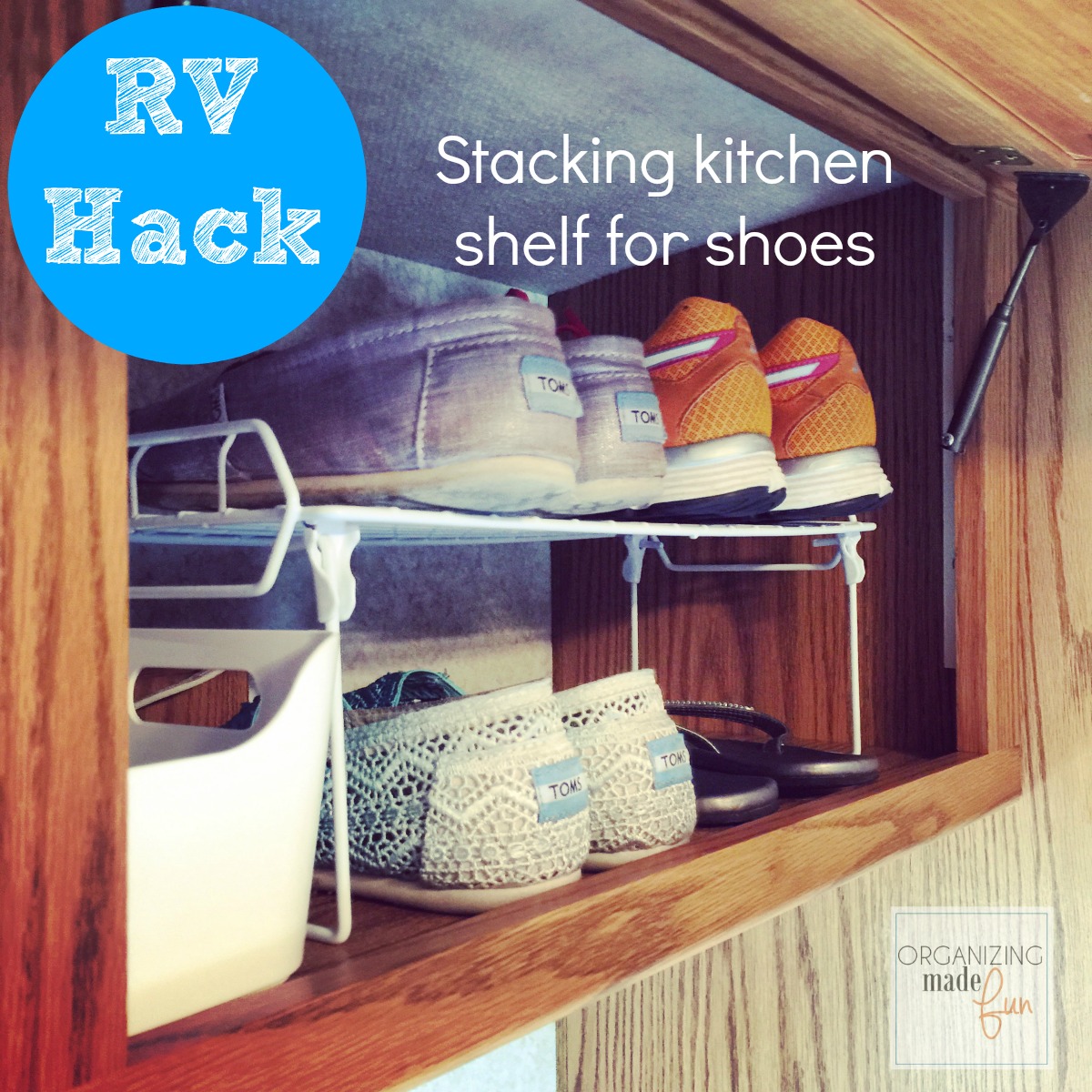 RV Organizing and Storage Hacks {Small Spaces} Organizing Made Fun RV Organizing and Storage