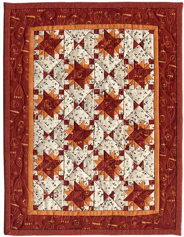 Martha Wolfersberger's mini-quilt pattern, Cranberry Relish, ... Martha Wolfersberger's mini-quilt pattern, Cranberry Relish, ...