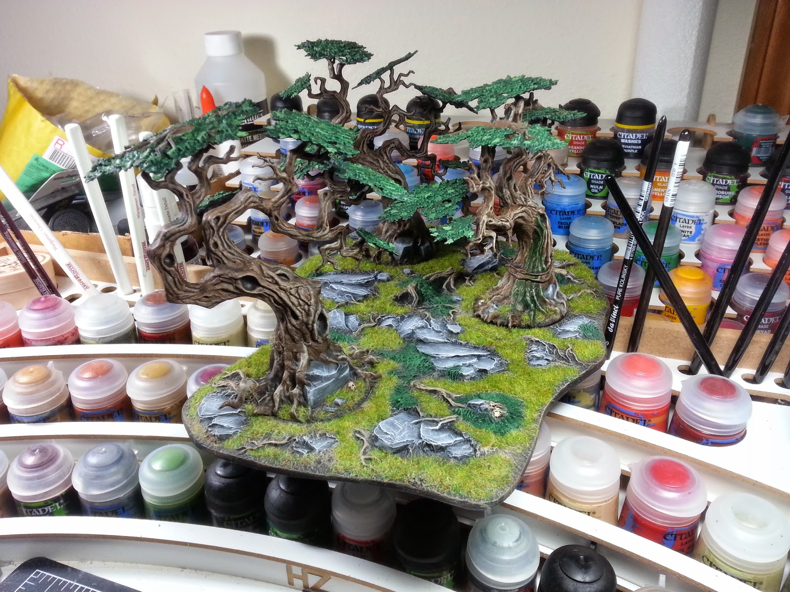 Citadel Wood Painted and Flocked. Wargaming Hub
