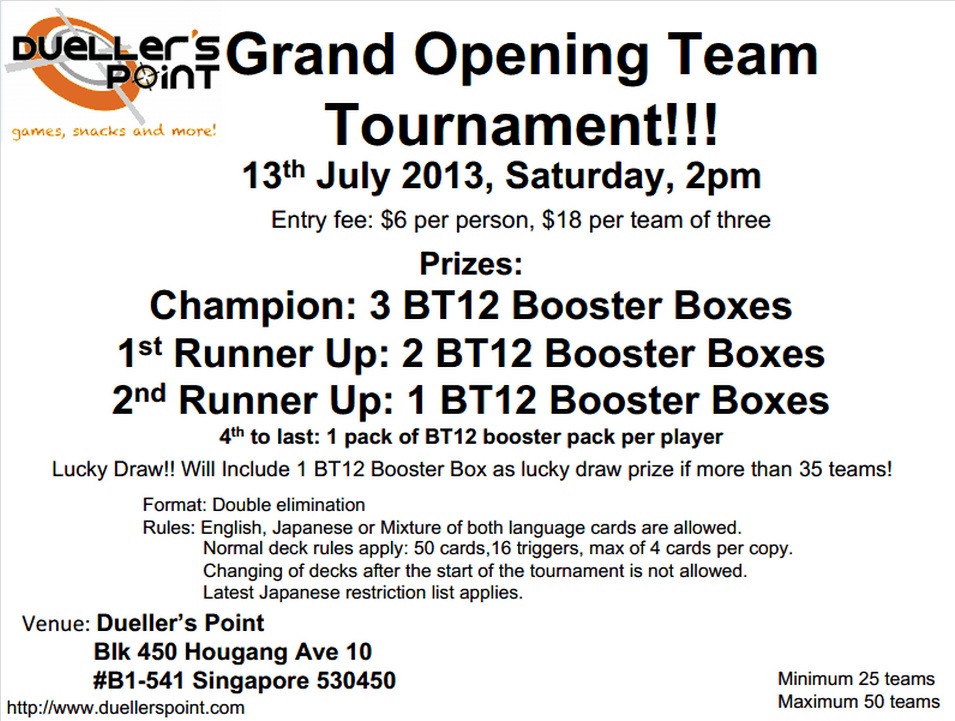 Dueller's Point Grand Opening Team Tournament 13/7/13 Jap+team+tournament