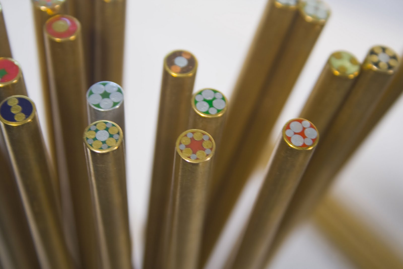 Damascus World Custom Handmade Mosaic Pins