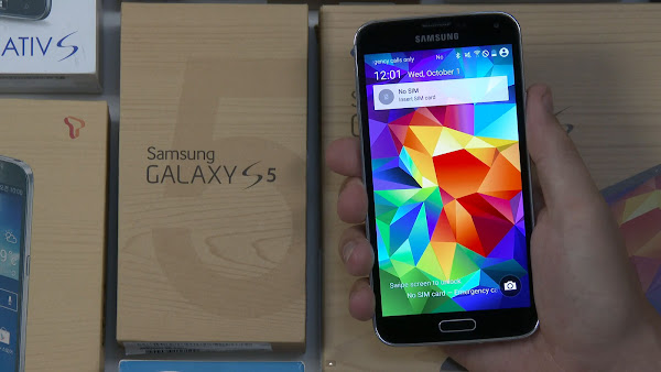 Android Lollipop demonstrated on the Samsung Galaxy S5