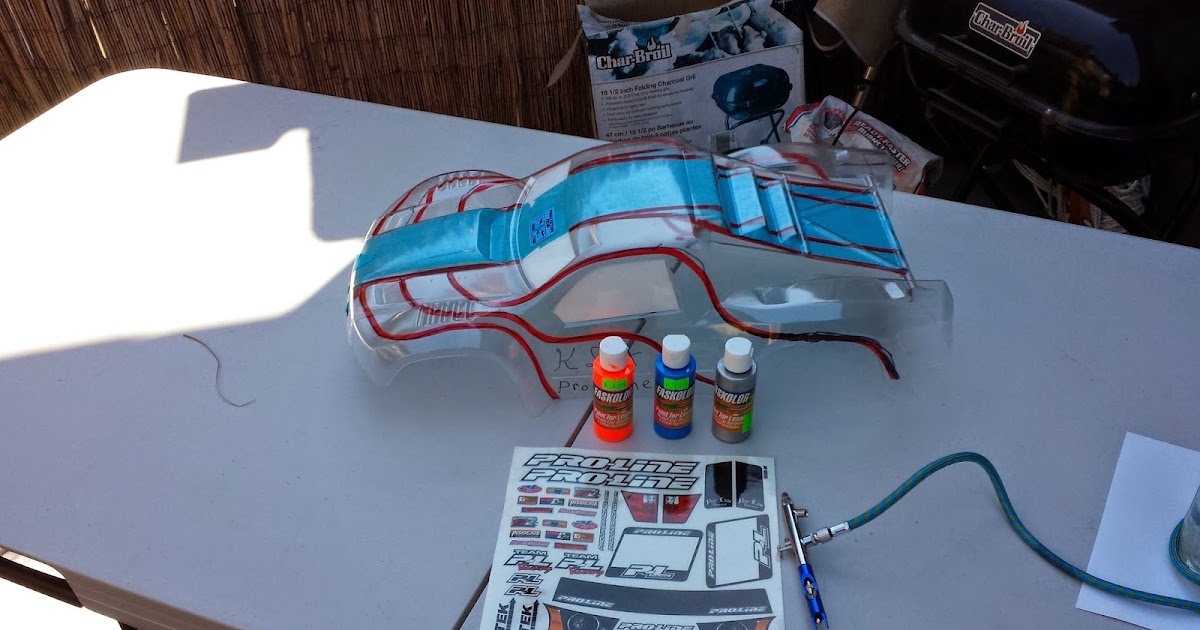 Matthew Garcia's RC Racing Blog Painting ProLine FloTek Lexan Short