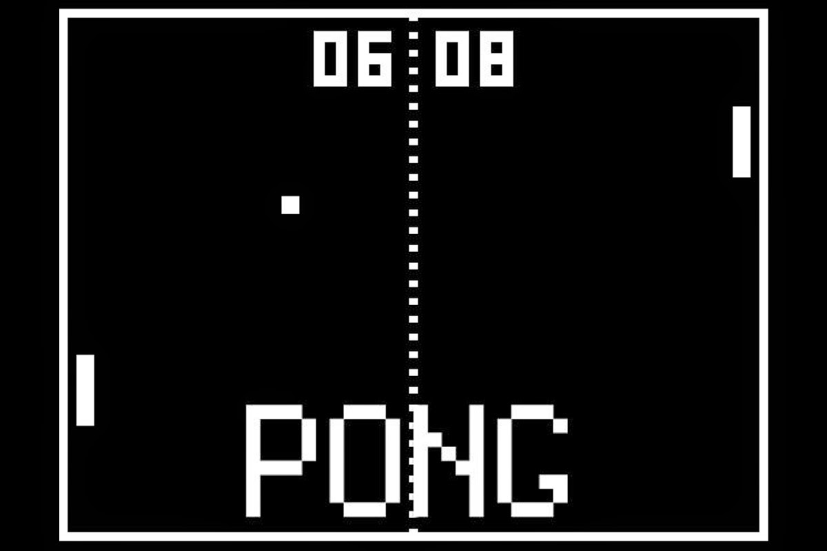 Screenshot of PONG