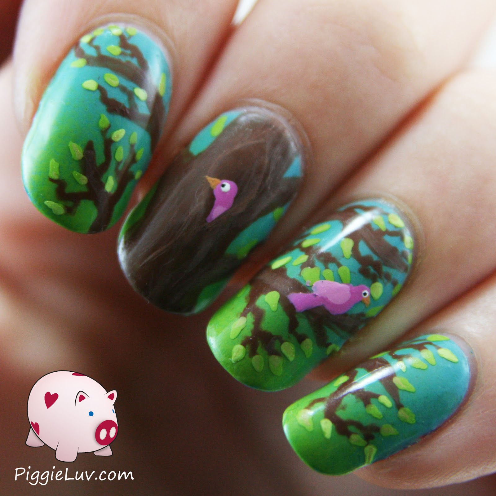 PiggieLuv: Look what I made with Kiss nail art pens!