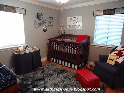 All Things Homie: Carter's Vintage Chevy Nursery Reveal!