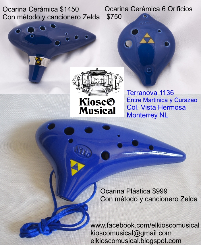 Kiosco Musical El Líder de Instrumentos Musicales Inusuales Ocarinas