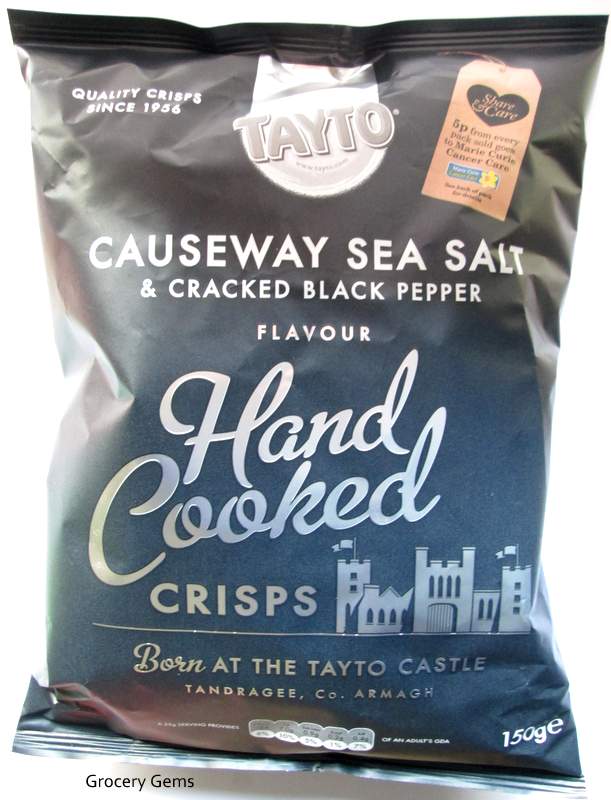 Grocery Gems Tayto Causeway Sea Salt & Cracked Black Pepper Handcooked