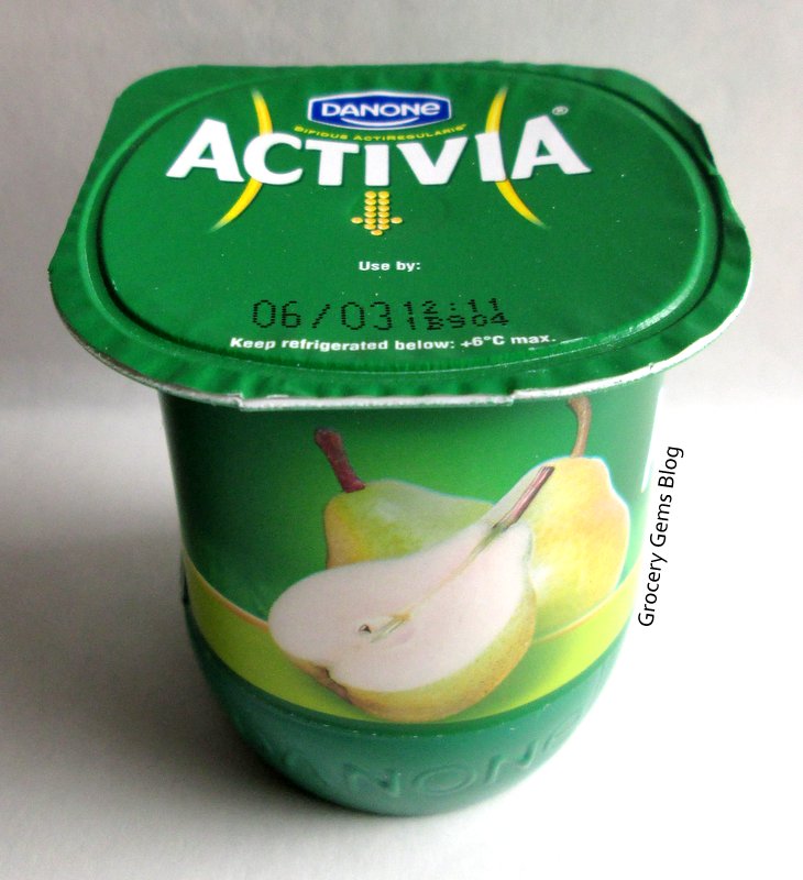 Grocery Gems Activia Pear Yogurt Special Edition