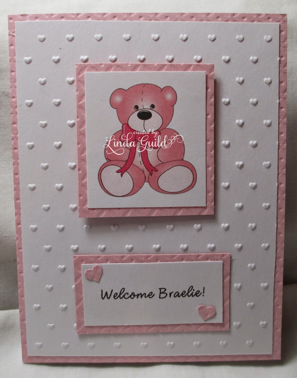 Nothin' Fancy Baby Girl Card and First Birthday Card