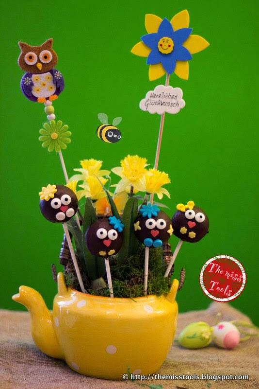 Cake-Pops Pasquali (preparati con la piastra) - Easter Cake-Pops (made with cake-pops maker)