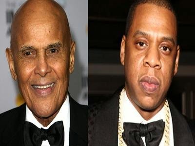 Harry Belafonte and Jay Z. Harry Belafonte and Jay Z.