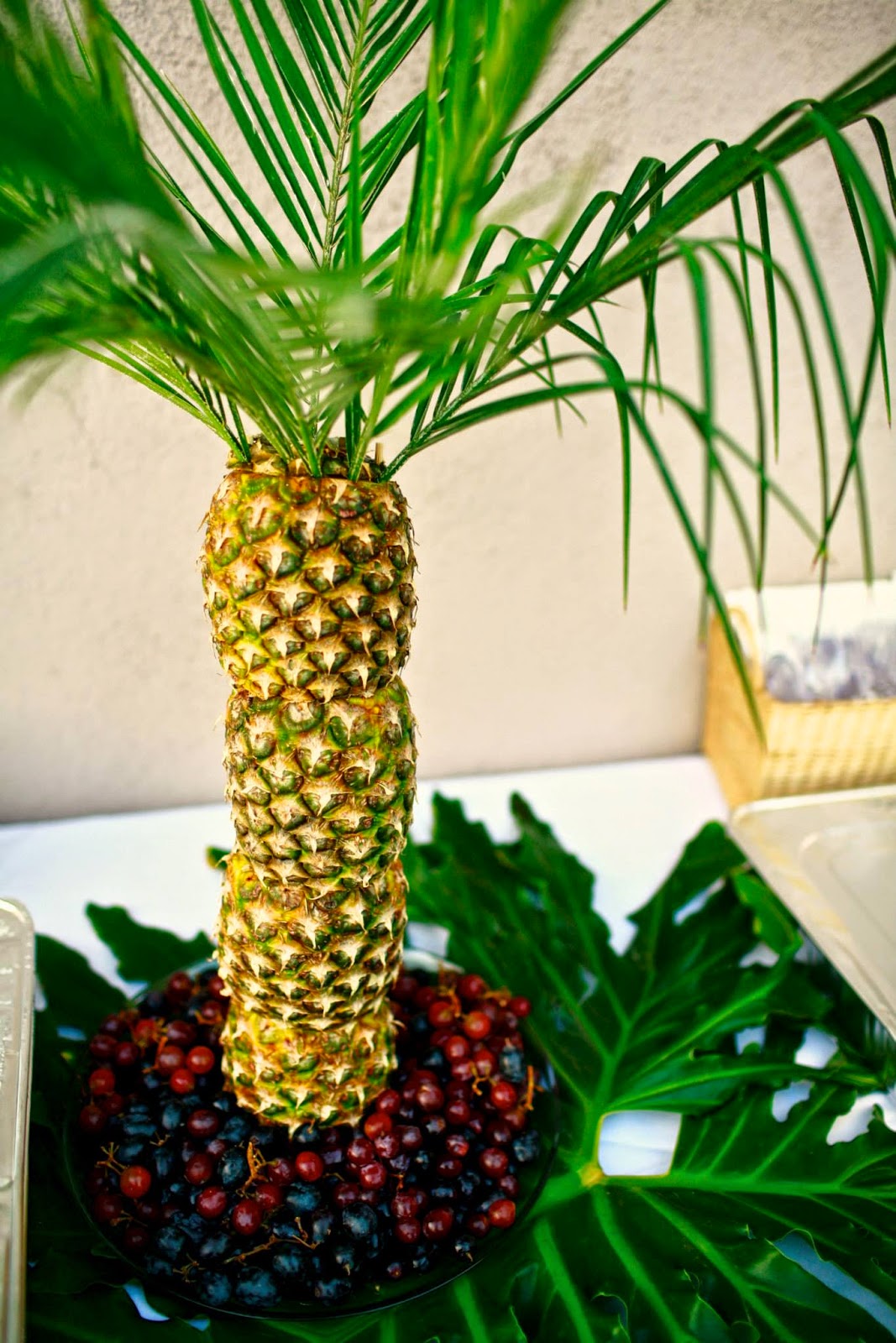 Delighting in the Moment DIY Pineapple Tree Centerpiece