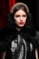 Dolce & Gabbana AW15 x Frends Embellished Black Earmuff Headphones | Photo: Marcus Tondo / Indigitalimages.com
