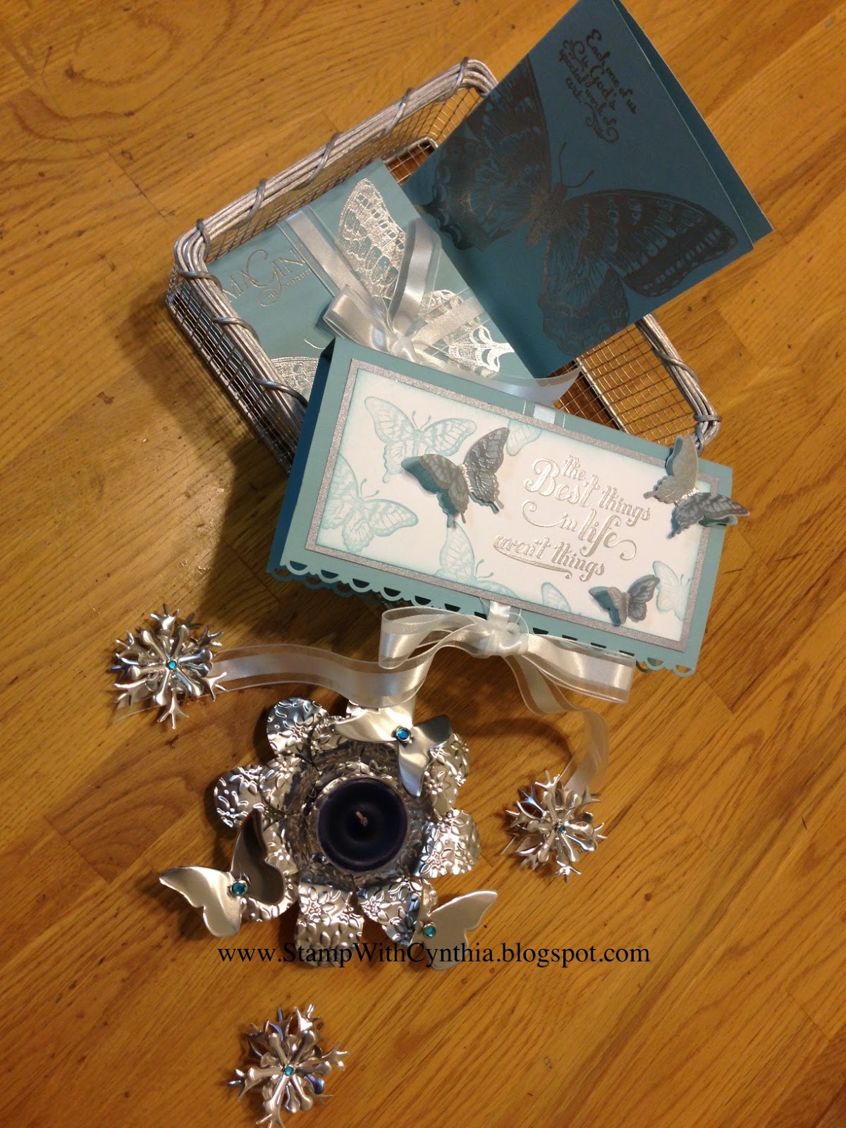 Stamp With Cynthia Silver Butterfly Gifts