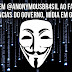 Mensagem @AnonymousBr4sil ao Facebook, agências do governo, mídia em geral