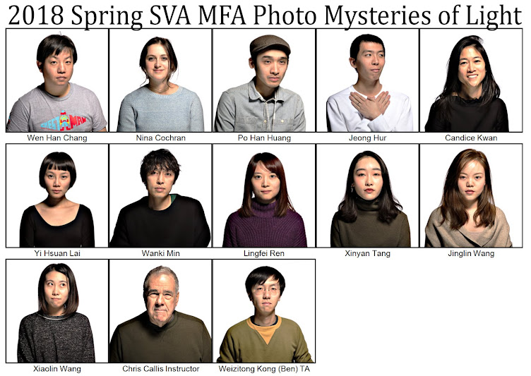 2018 Spring SVA MFA Photo Mysteries of Light