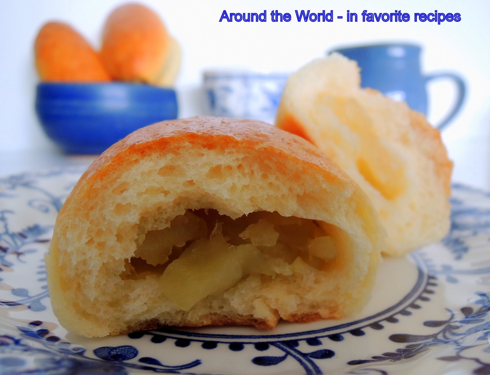 Around the World - in favorite recipes: 'Bulochki' - Russian Sweet Buns ...
