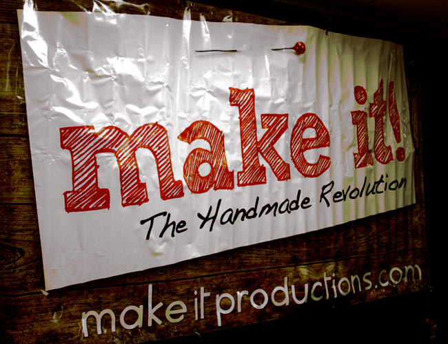 Make it the hand made revolution banner