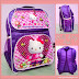 Tas Ransel Anak Cewek TK-SD Hello Kitty 02 Ungu Murah Bagus thumbnail