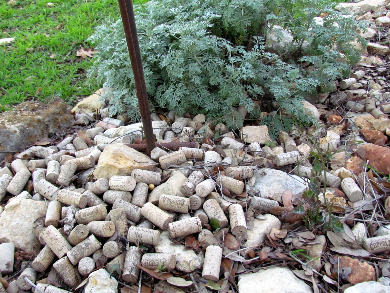 Patchwork Garden Decorating with Wine...