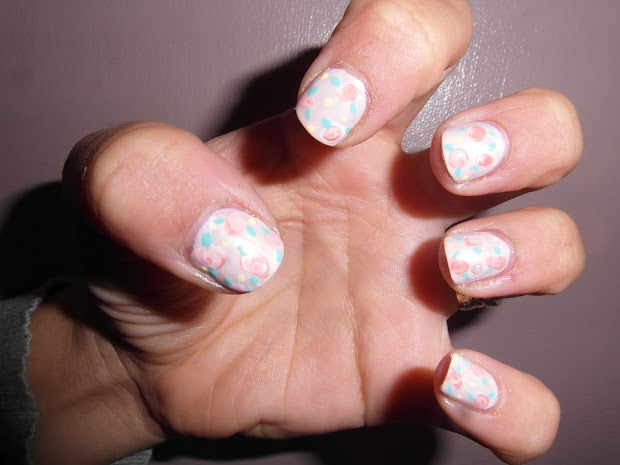 lippy lucie vintage wedding nails