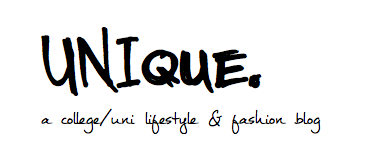UNIque. - a uni/college lifestyle & fashion blog