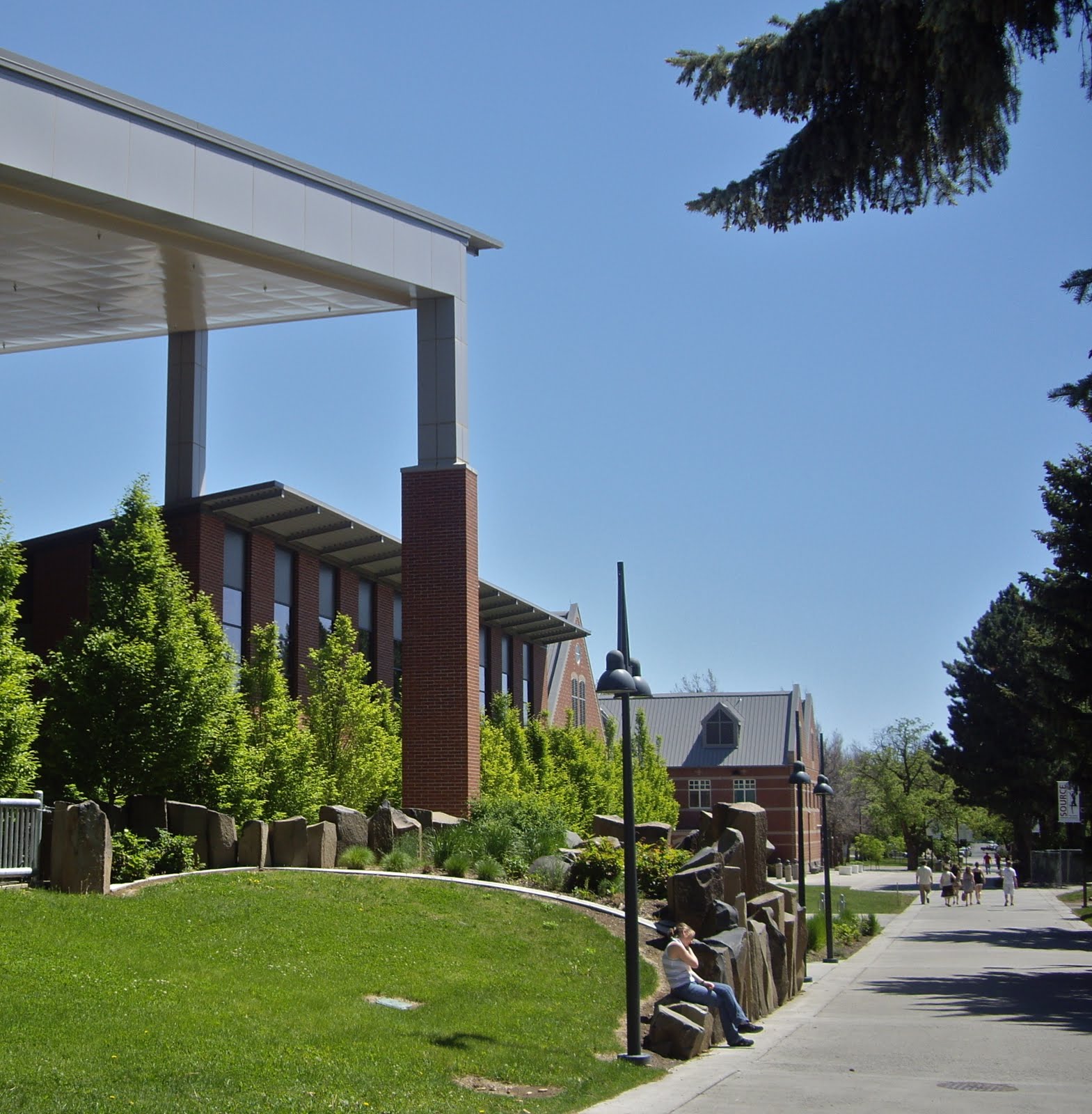 Ellensburg Today Outside the Student Union and Recreation Center, CWU
