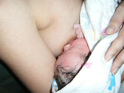 Newborn Sasha Nursing