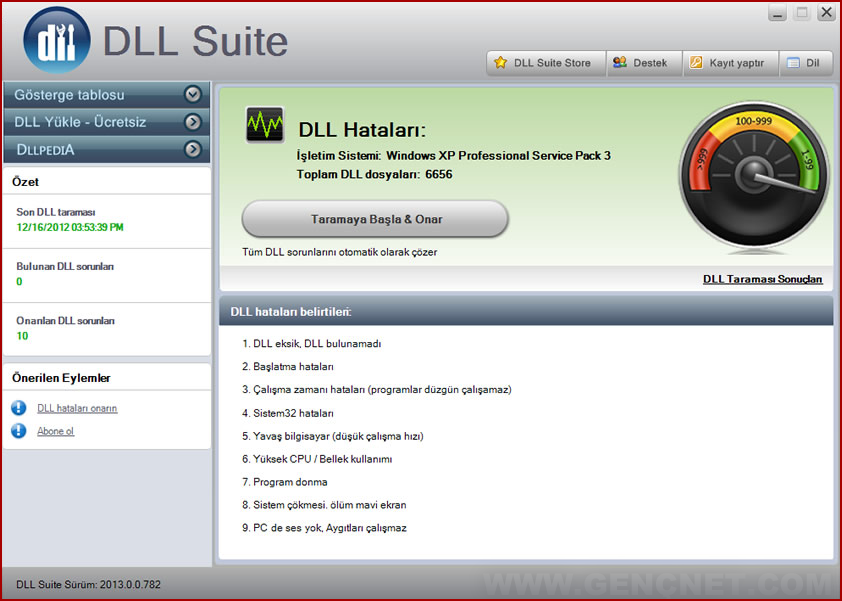 DLL Suite - DLL Sorunlarını Çözme Programı Full Tam İndir