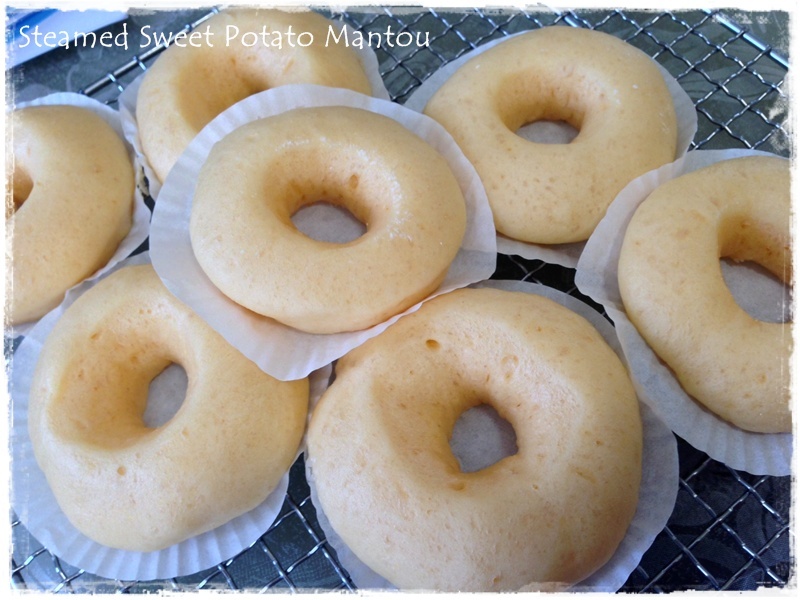 Tested & Tasted Steamed Sweet Potato Mantou