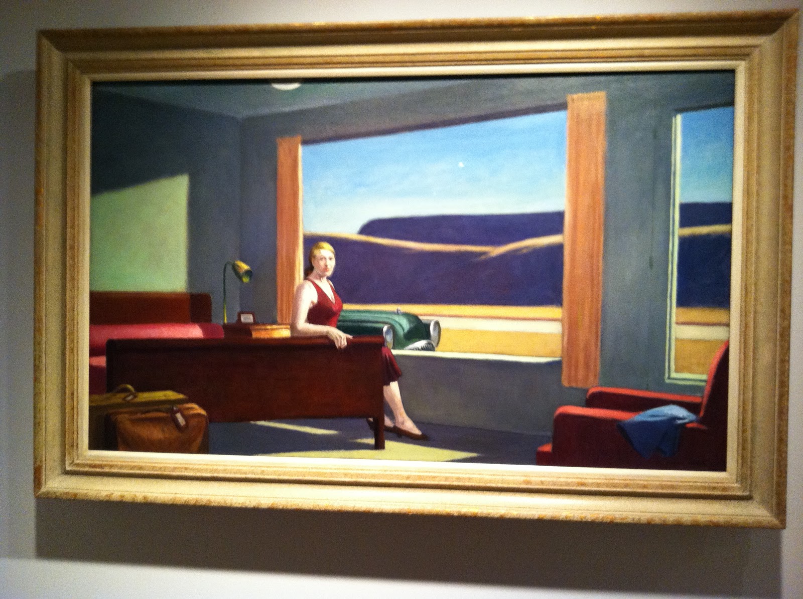 Edward Hopper Western Motel Minimalist Exhibition Art vrogue.co