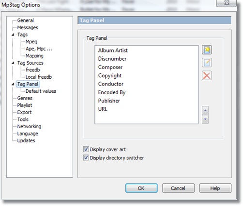pengaturan mp3 tg editor