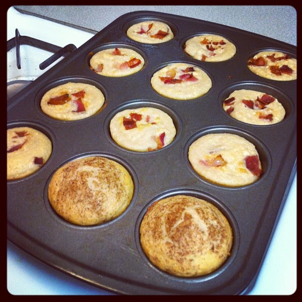 KatsKreativity Easy/Fast muffin tin pancake bites
