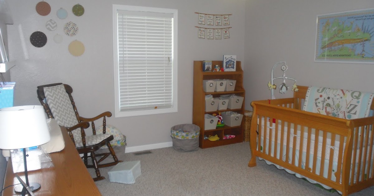 mismatched furniture nursery