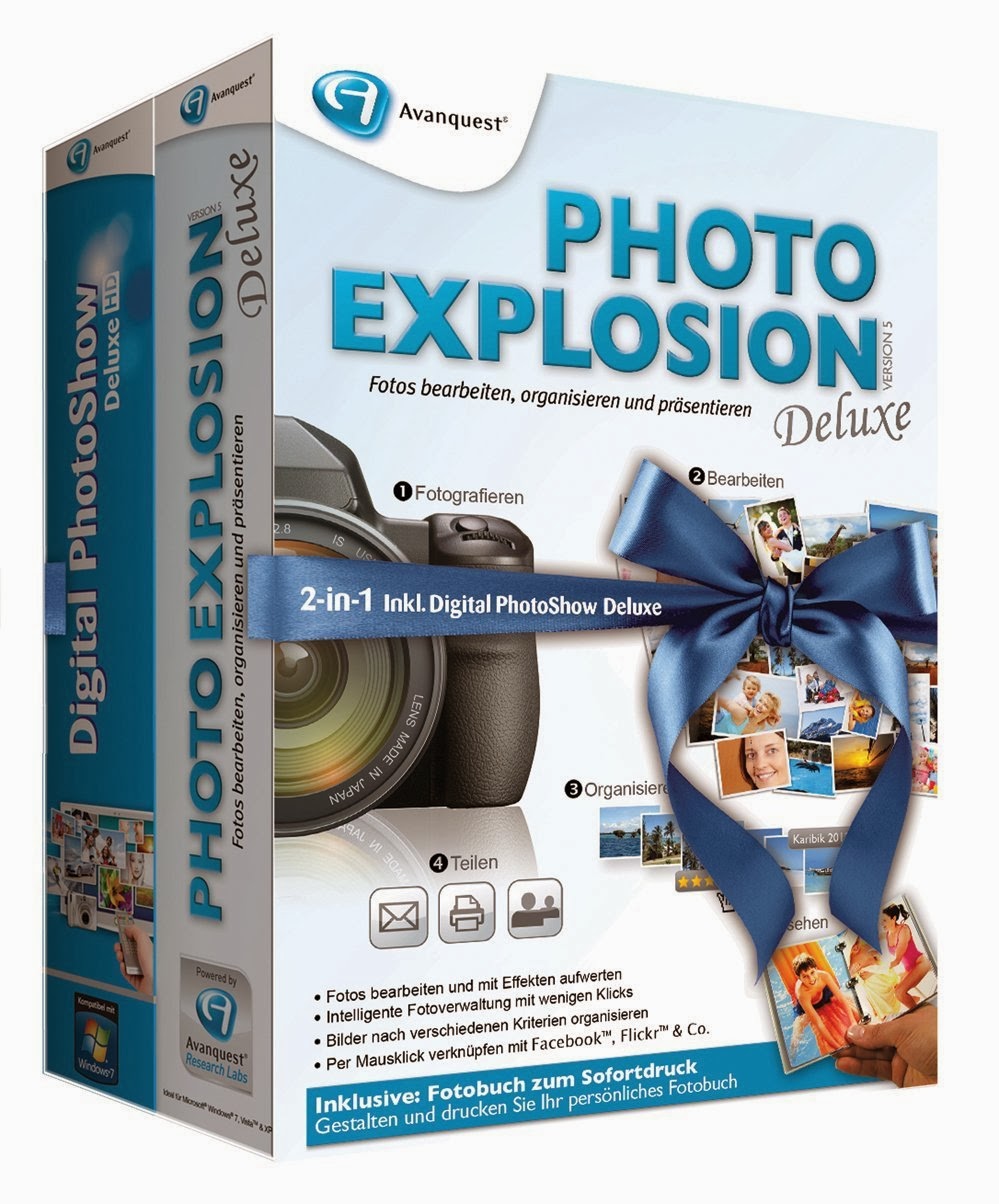 Telecharge Photo Explosion 5 Deluxe + Digital PhotoShow Deluxe Gratuit