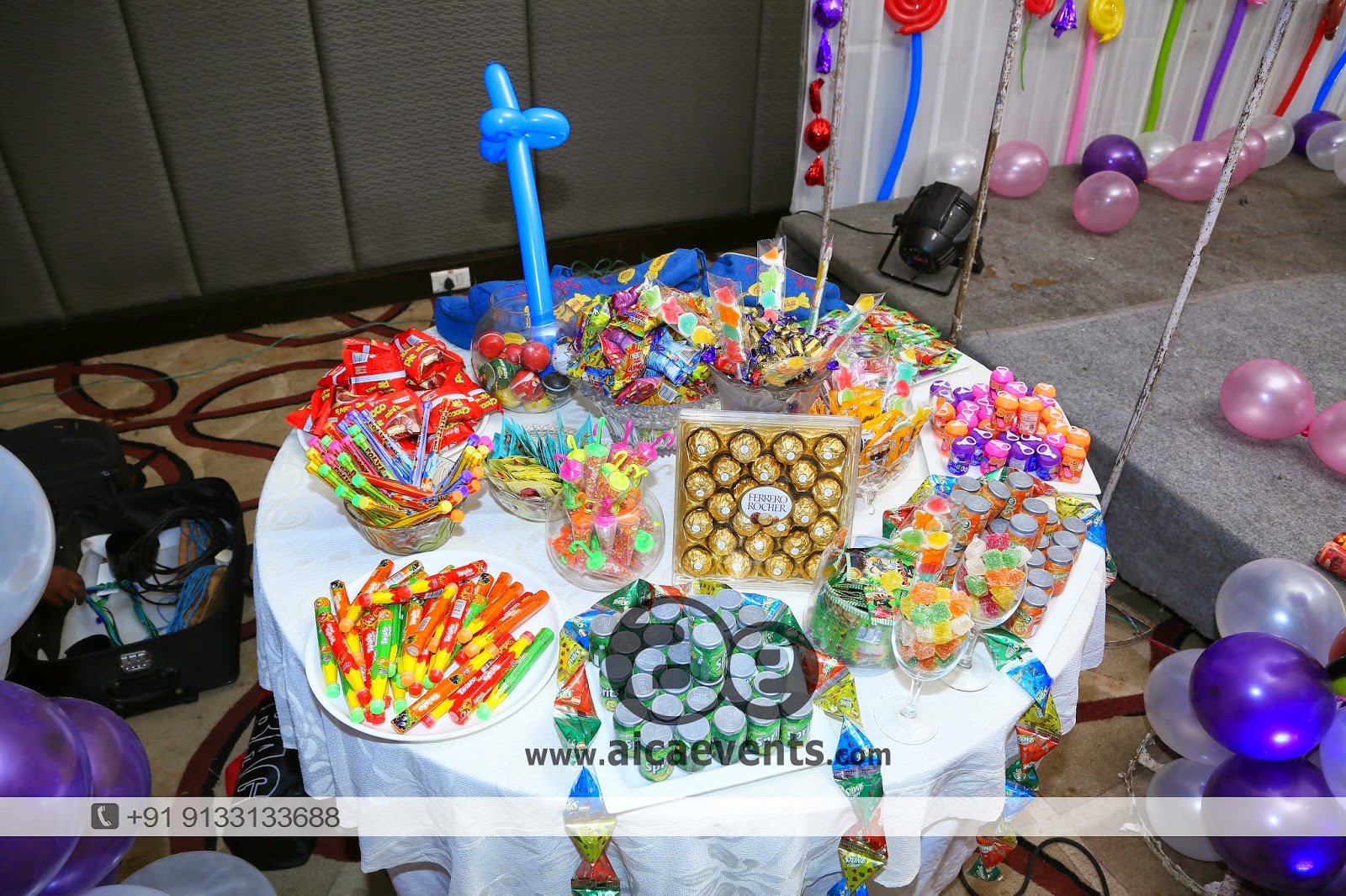 Aicaevents Candy Crush Theme Birthday Party