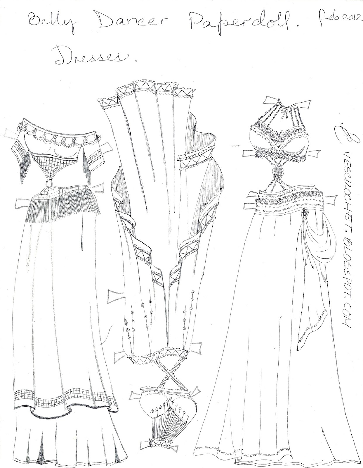 Dresses To Color