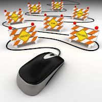 mouse navigating through threats
