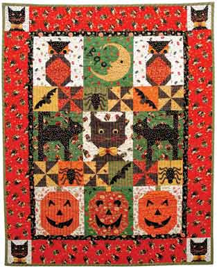 Quilt Inspiration: Free Pattern Day: Halloween!