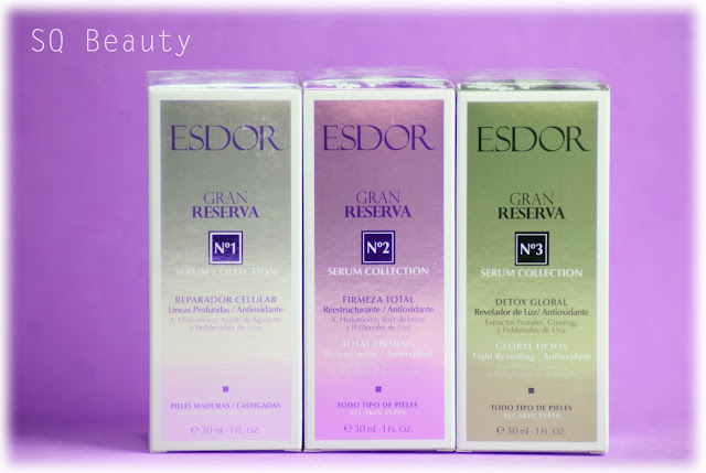 Gran Reserva de Esdor tres serum para tres problemas Silvia Quiros SQ Beauty