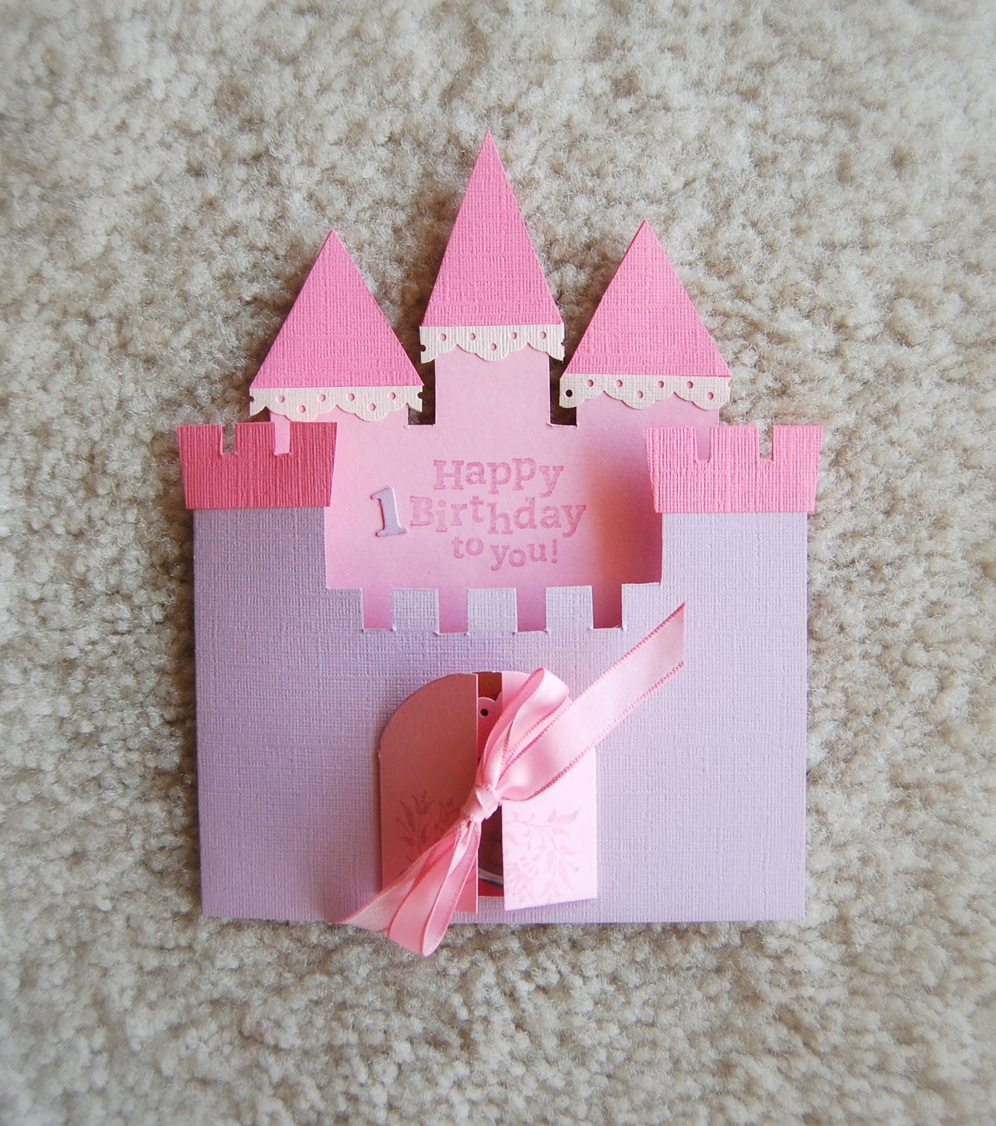 Stampin' with Irina Tutorial Tuesday 8 Castle Card