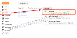 Menambah menu dropdown pada Tabs Horisontal Blogger Standar Menambah menu dropdown pada Tabs Horisontal Blogger Standar