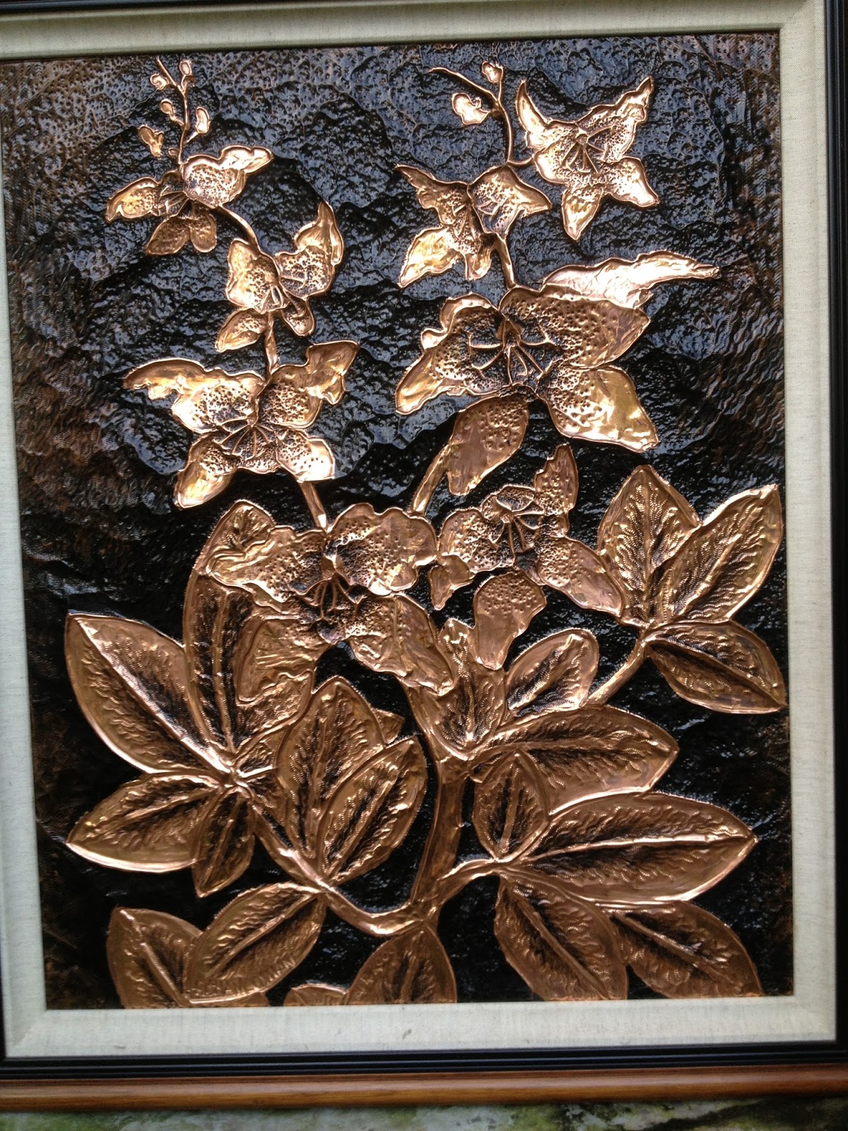 MyCreative Ventures Copper Tooling Sculptured Art A Dying Art