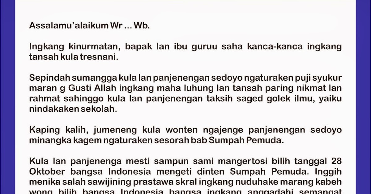 Contoh Pidato Bahasa Inggris Maulid Nabi Muhammad Saw Gong Shim M