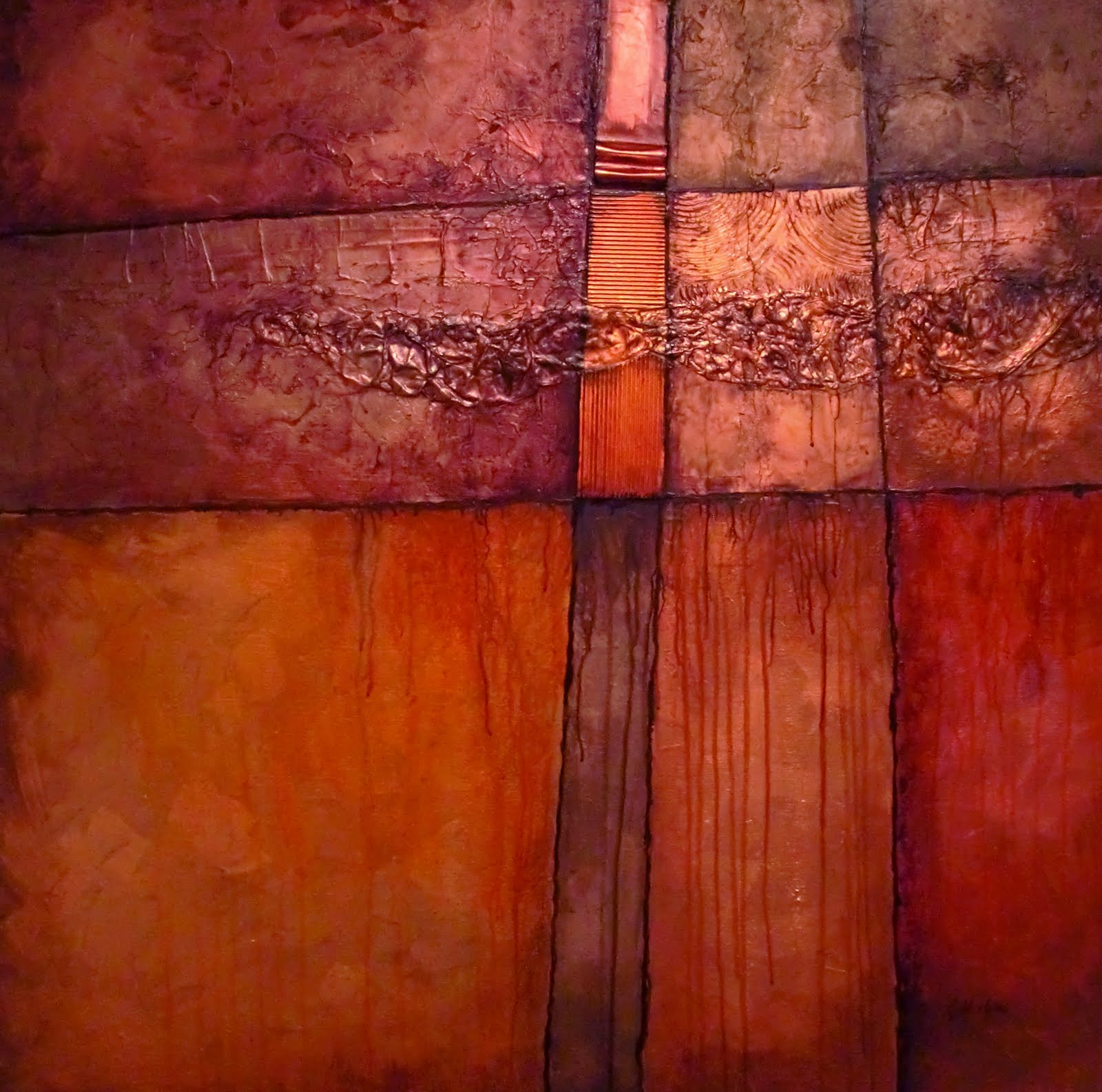 CAROL NELSON FINE ART BLOG "CROSSROADS" 11045, daily painter mixed