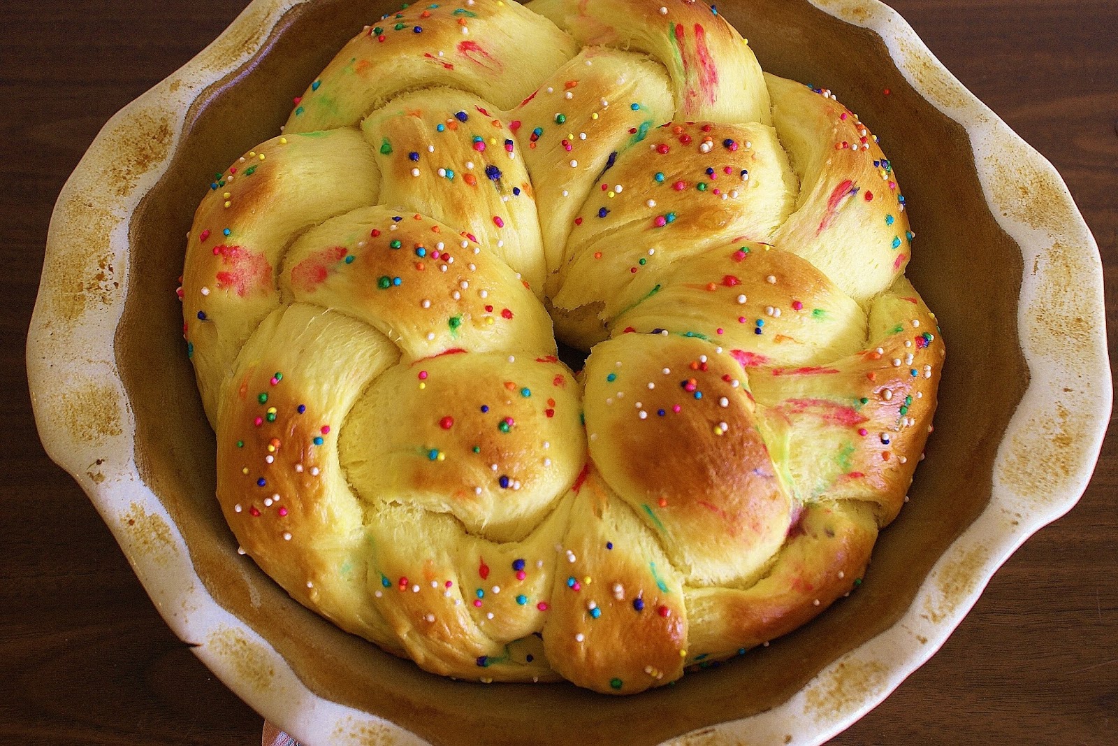 The Hungry Lovers Lemony Easter Basket Bread